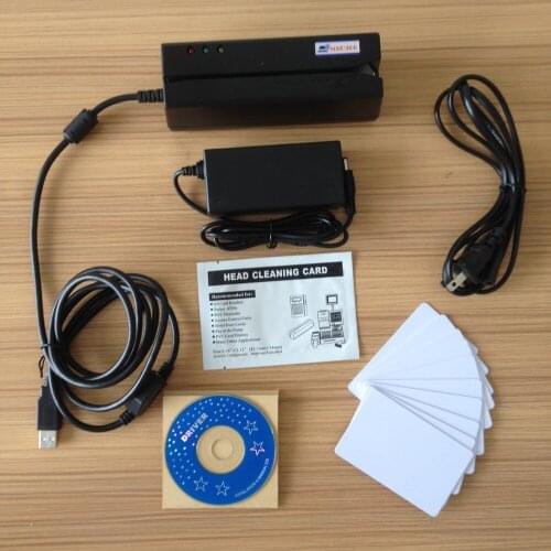 Multifunctional Magnetic magstripe Reader Writer MSR900 Magstrip 3-Track Hi-Co reader