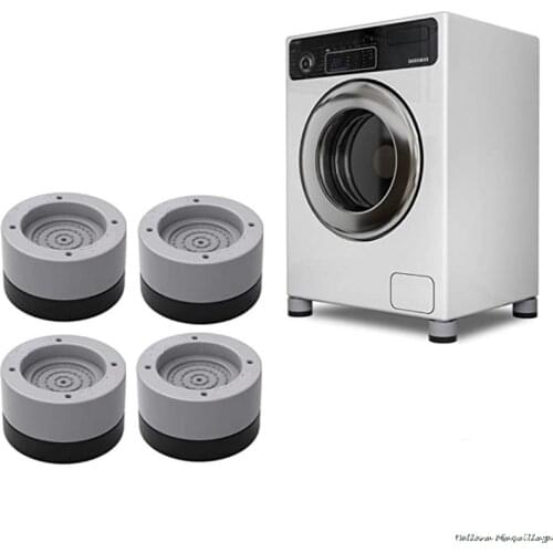 4 PCS Foot Pads Washing Machine Anti Vibration Washer Feet Pad Anti Slip Rubber Foot Pad for Washing Machines and Dryers