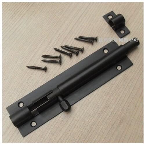 Luxurious 8inches of pure brass archaize bolt Bronze bolt full black copper bolt