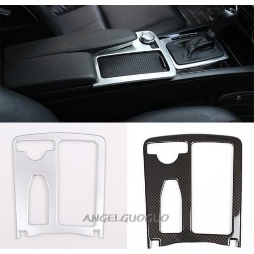 Car Styling For Mercedes Benz C class W204 E Class W212 ABS sticker Water Cup Holder Panel Decoration cover Trim ( LHD )