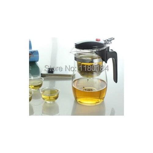 1PC 750ml high temperature resistance of glass tea pot with filter new office tea infuser integrative convenient OG 0002