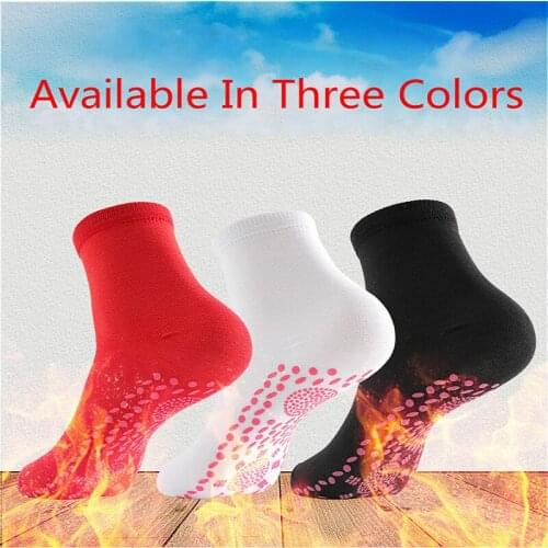Warm Safe Comfortable Autumn Winter Warm Self-Heating Ankle Protecion Socks Massage Socks Men Women Self Heated Socks