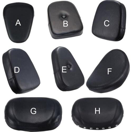 Universal Motorcycle Sissy Bar Backrest Cushion Pad For Honda Yamaha Suzuki Kawasaki Harley Sportster Bobber Chopper Cruiser