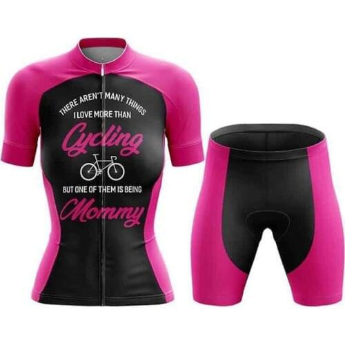 2021 Cycling Jersey Set Shorts Kit Mtb Bicycle Clothing Short Sleeve Bike Uniform Lady Cycle Wear Summer Maillot Ciclismo Mujer