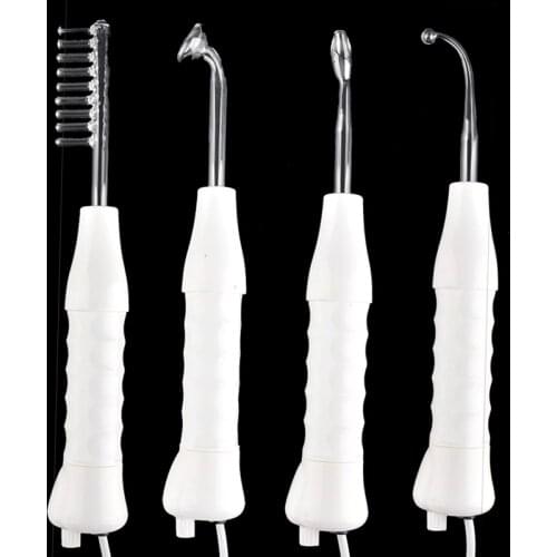 Acne Remover High Frequency Electrode Wand Bactericidal Spot Meter Face Hair Body Skin Care Spa Beauty Device Electrotherapy