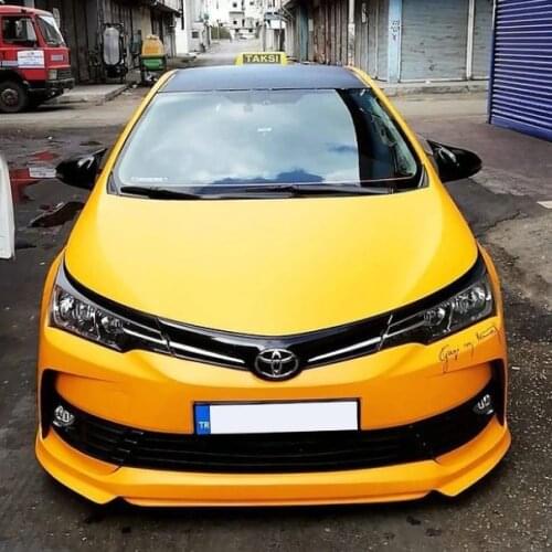 Toyota Auris Batman Mirror Cover 2013 2014 2015 2016 2017 2018 Piano Black 2 Pcs. Right-Left