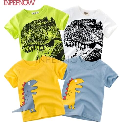 2020 Childrens T-shirts for Girls Tops Kids Tshirt Boys Dinosaur Shirts Clothes Boys T Shirt Birthday Child T-shirt for Boys