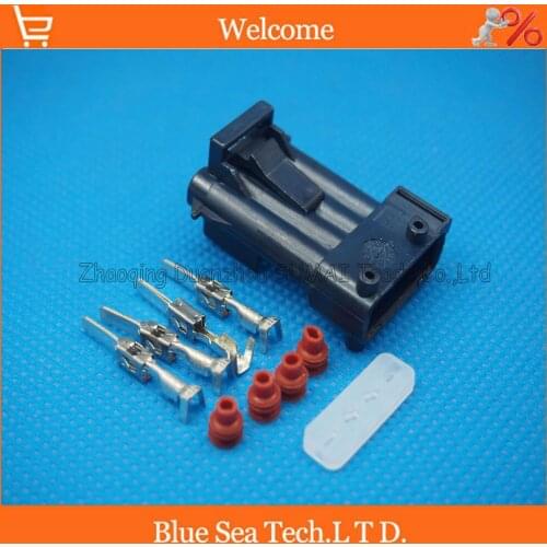 4 Pin Auto Male plug,car Oxygen sensor plug connector for Beverly, Chery, Citroen etc. Black color