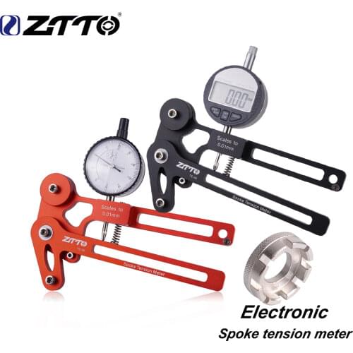 ZTTO MTB Bike Electronic Tension Meter Tool Wheel Spokes Builders Tool Spoke Checker Mechanical High Precision Indicator TC-02