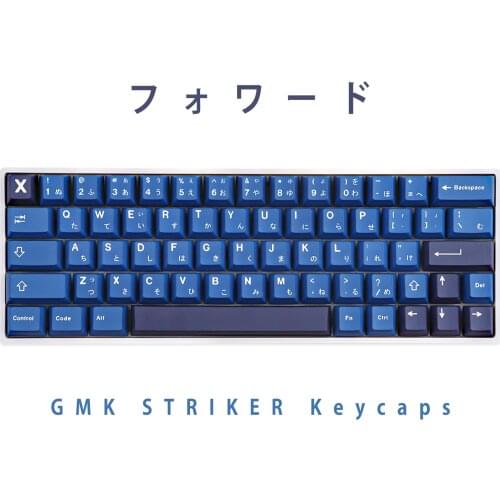 PBT Keycap 129 Keys Cherry Profile DYE-SUB Personalized GMK Striker Keycaps For Mechanical Keyboard