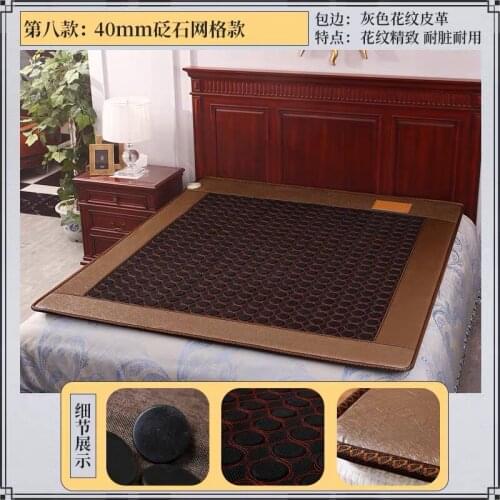Health care jade stone mattress massage mattress tourmaline free shipping korea heating sleeping mattress 1.2*1.9M