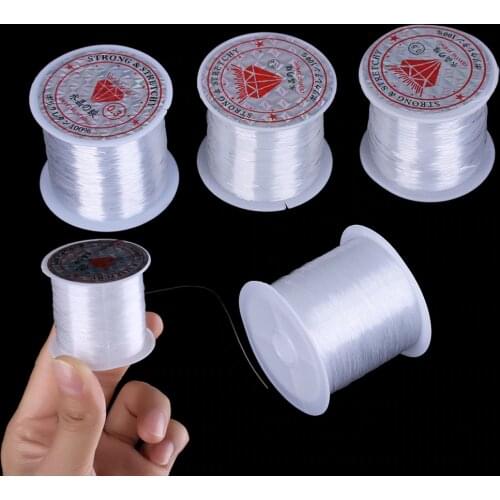 New Strong Crystal Fishing Line PE Nylon Braided line Thread Monofilament 0.2mm-0.6mm 155/100/80/60/45/35/22/20m Wire Tools