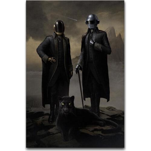 Hot New Daft Punk The Weeknd Starboy-Silk Art Poster Wall Sticker Decoration Gift