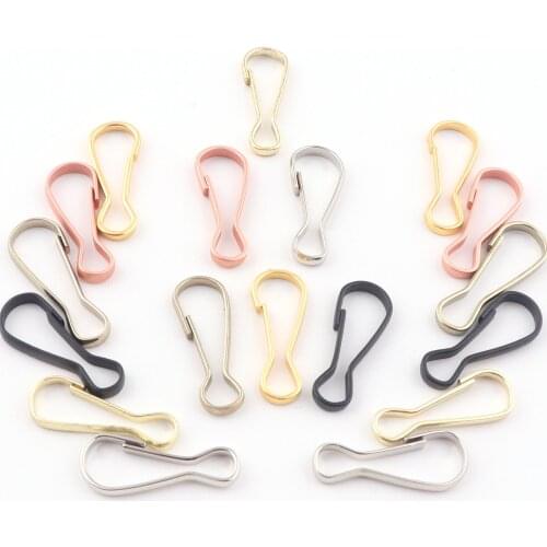 Mini accessory clip, tether hook, DIY craft supplies, craft ropes, key chains, mask hooks, bulk craft supplies,Mask rope clasp R