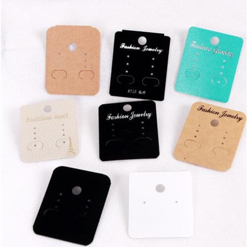 New Fashion Earring card High Quality Dark Blue Velvet Earring Card 45X50MM Hanging Card Tags 1000x Custom Logo Cost Extra