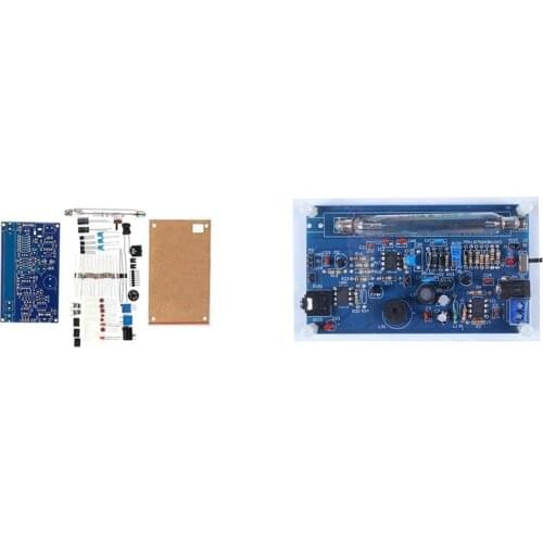 Fashiondiy Assembled Geiger Counters Kit Geiger Counter Module Miller Tube GM Tube Nuclear Radiation Detector