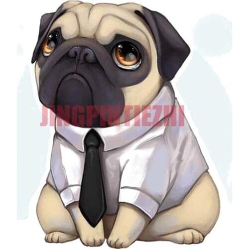 Car Stickers Vinyl Motorcycle Decal Car Window Body Decorative A Dog Wearing A Shirt Hat A Tie Dog Interesting Car Stickers