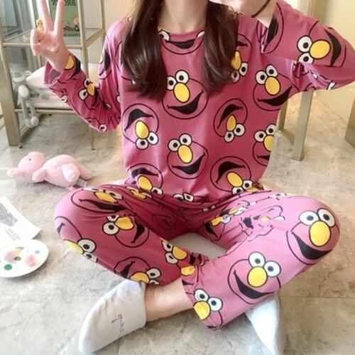 Wholesale Homewear Spring Autumn Thin Cartoon Children Pajamas Set Long Sleepwear Suit Girls Pyjamas Kids Cute Loungewear