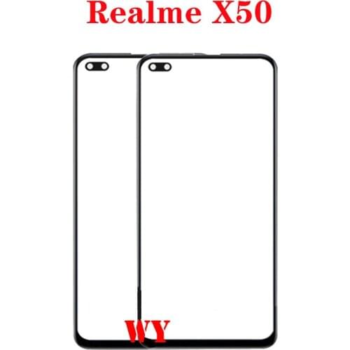 Original For Realme X50 cover plate mobile phone touch handwriting external screen glass control panel