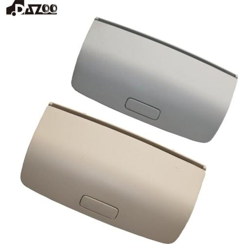 DAZOO NEW OEM Grey Beige Sun Glasses Case Sunglasses Box FOR V W Tiguan Golf MK5 MK6 Passat B7 CC Superb 1K0868837 1KD868837