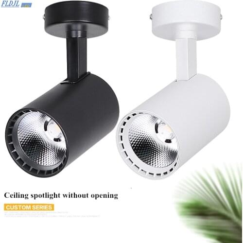 1 adjustable light mounted led downlight spotlight 85V-260V 10W 15W 20W 30W living room clothing store ceiling-type free opening