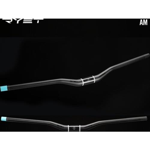 2021 RYET Down hill bike UD full carbon fibre handlebar carbon Downhill Mountain bicycle rise handlebars 35*800mm