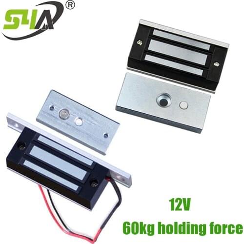 S4A cabinet electric lock 60 kg Electromagnet lock 12v EM lock electromagnetic 12V magnet lock