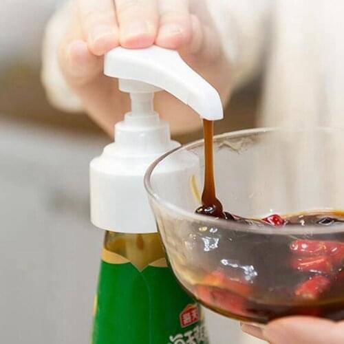 Syrup Bottle Nozzle Pressure Oil Sprayer Household Oyster Sauce Plastic Pump Push-type Tools Kitchen Accessories Supplies