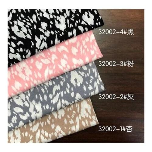 Rayon fabric dark floral printed fabric dress fabricLFCK080022