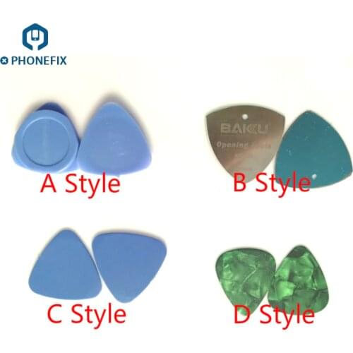 Thin Stainless Steel Triangle Pry Blade Plastic Pry Bar Pick for iPhone Samsung Tablet Mobile Phone LCD Screen Opening Tools