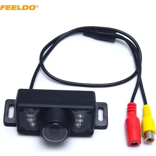 FEELDO Waterproof Car Night Vision Rear View Camera With 7 IR Leds For Vehicle Parking Reverse System #4789