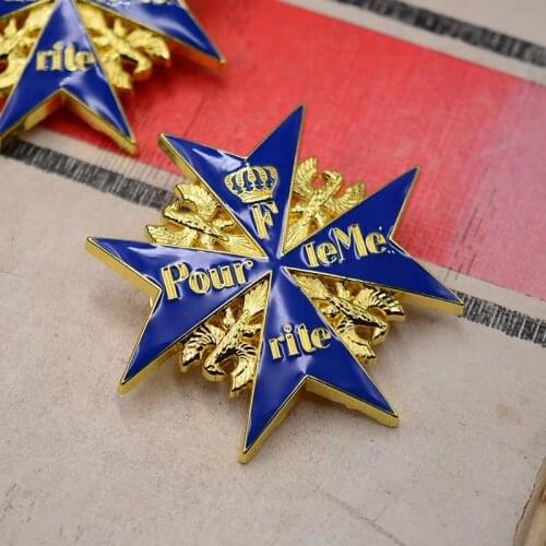 Top quality WW2 Prussian German medal WWI Blue Max Pour Le Merite badge iron cross