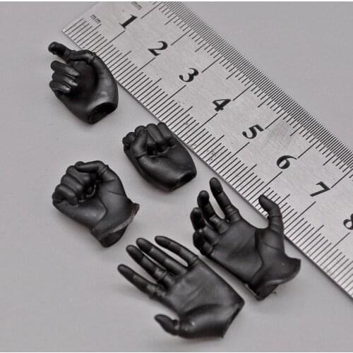 In Stock 1/6th Fashion Camara Black Glove Hand Trigger Model Type For Usual 12inch Doll Soldier Collection