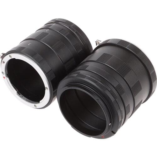 1PC Auto Focus AF Macro Extension Tube Ring Lens Adapter for Canon EOS Camera, Nikon AI