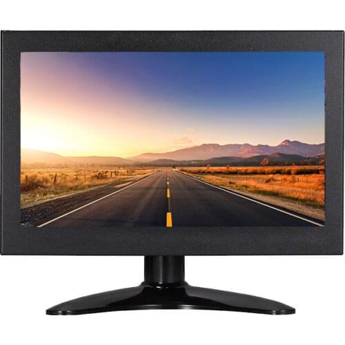 Mini 7 inch portable monitor lcd Full HD 1024x600 diaplay CCTV small monitor pc with VGA HDMI interface for car Reverse ps4