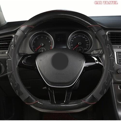 CAR TRAVEL Microfiber Leather Car Steering Wheel Cover For Luxgen U7 U5 U6 M7 V7 S5 S6