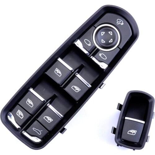 Car Window Lifter Switch Window Control Replacement for Porsche Cayenne 2011 - 2017 Macan 2014-2018 Panamera 2010 - 2016
