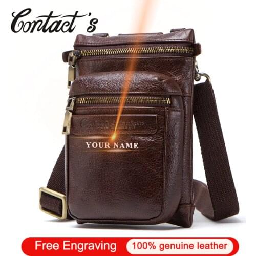 Мужские сумки на ремень Contact’S China At AliExpress
