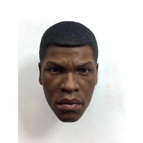 Finn John Boyega 1/6 Custom Head Sculpt IN STOCK For Hot Toys Phicen JIAOUL Dolls