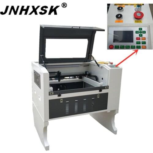 JNHXSK 2019 new machine laser engraver cutter 4060 100w engraving cutting stone plywood Acrylic cloth sample desktop move CO2