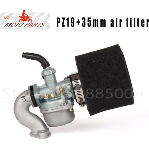 PZ19 Carb 19mm Carburetor Air Filter Intake Pipe Gasket Set For 50cc 70cc 90cc 110cc ATV Quad 4 Wheeler Tatao Sunl Roketa Kazuma
