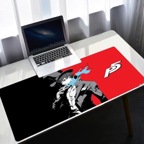 Mouse Pad Persona 5 Anime Dywan Gamer 90X40cm XXL Gaming Accessories Varmilo Keyboard Computer Mousepad CS GO DOTA2 LOL Desk Mat
