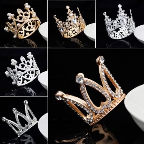 Fashion Small Tiaras and Crowns for Girls Princess Birthday Cake Crown Kids Party Jewelry Ornaments