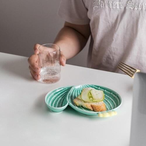 Creative Ceramic Dinner Plate Set , Cactus Shape, Kitchen Ceramic Gift Plate,Snack Dessert Plate