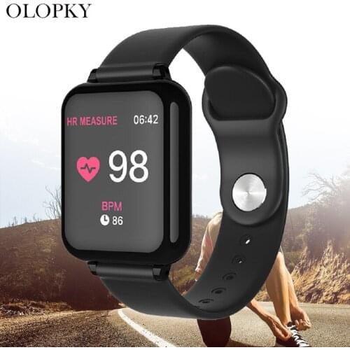 New 2020 Women Men Smart Electronic Watch Luxury Blood Pressure Digital Watches Fashion Calorie Sport Wristwatch For Android IOS