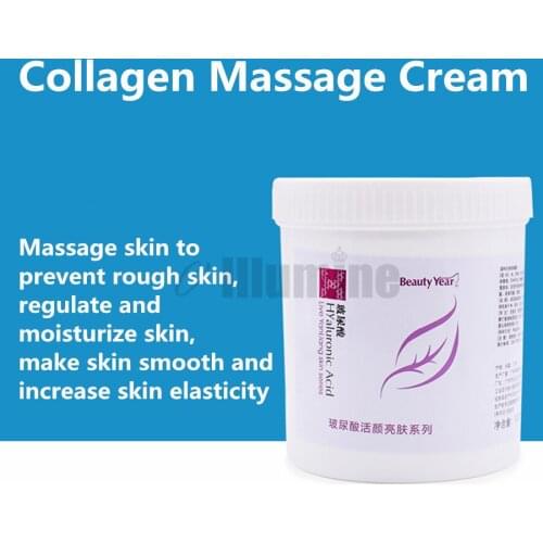 Beauty Salon Big Barrel Collagen Whitening Firming Moisturizing Massage Cream Facial Body 1000g Salon Equipment