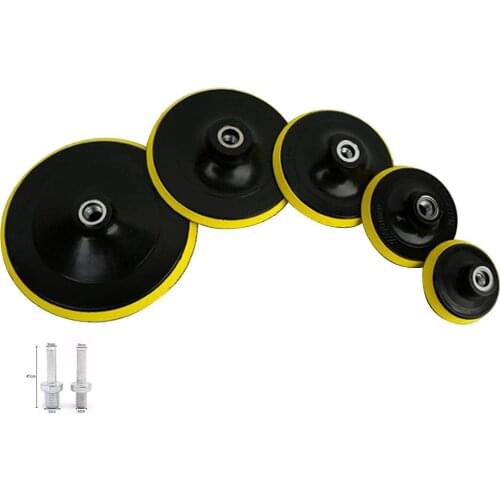 Hook Loop 3/4/5 /6 Inch M10/M14 Thread With Adapter Backing Plate Polishing Buffing Pad 125mm Sanding Pad For Car Polisher