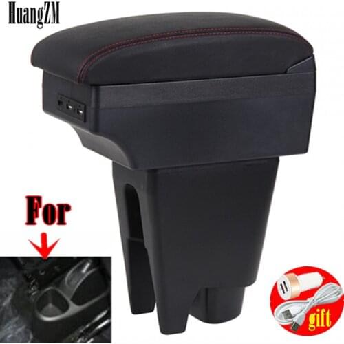 For BYD F0/Peugeot 107/Citroen C1 armrest box central Store content box products interior Storage car-styling accessories