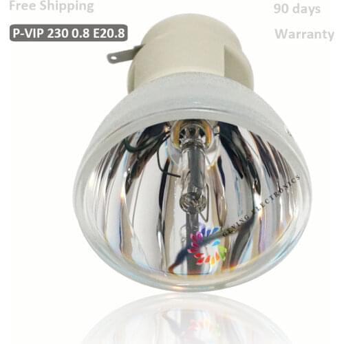 High Brightness Compatible Projector Bare Lamp P-VIP 230 0.8 E20.8 for Optoma ACER BenQ Projectors Viewsonic Replacement