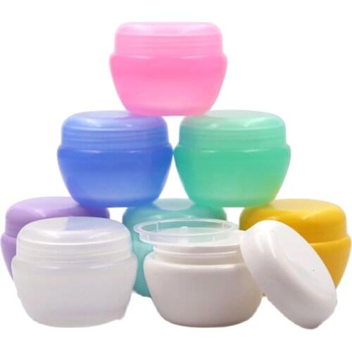 30 50ml Colorful Makeup Tool Travel Sample Containers Empty Ointment Cream Cans Makeup Accessory Storage Cream Jar 50pcs/lot